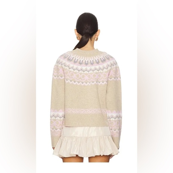 LoveShackFancy Charlesey Pullover Wool Sweater with Bows 🎀 Small - Picture 5 of 16